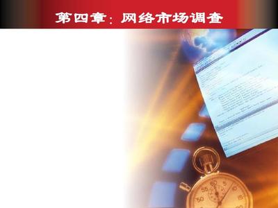 第4章 網上市場調查